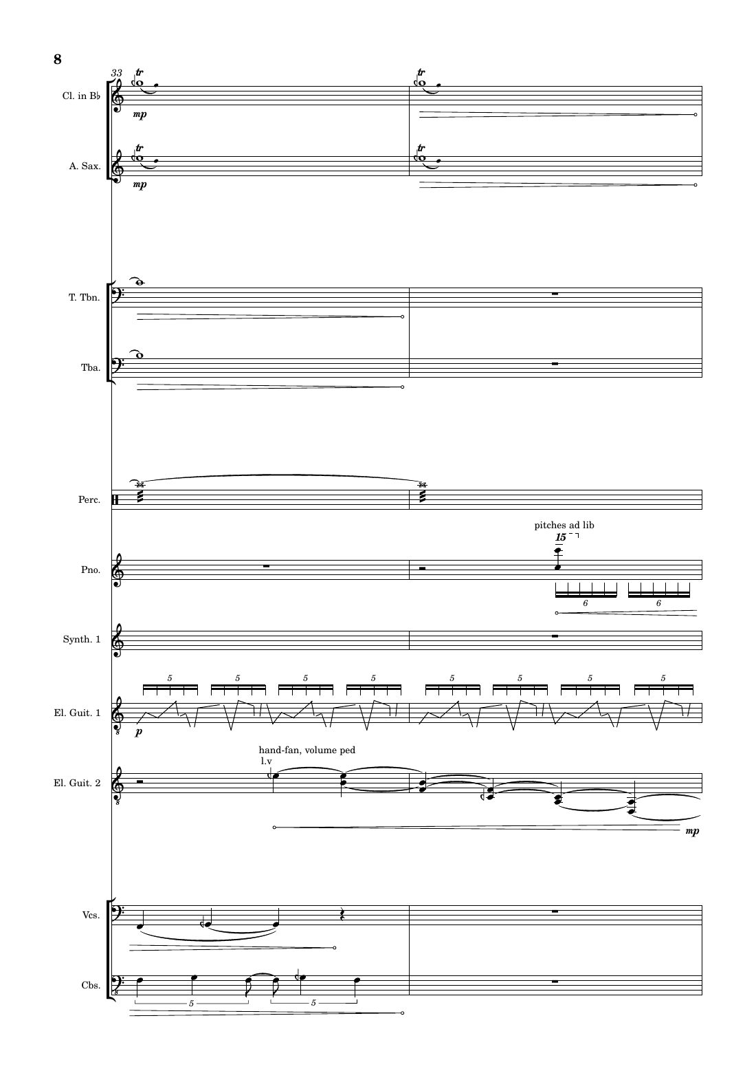 A Damp Fresh Dreaming - score, page 11 of 15
