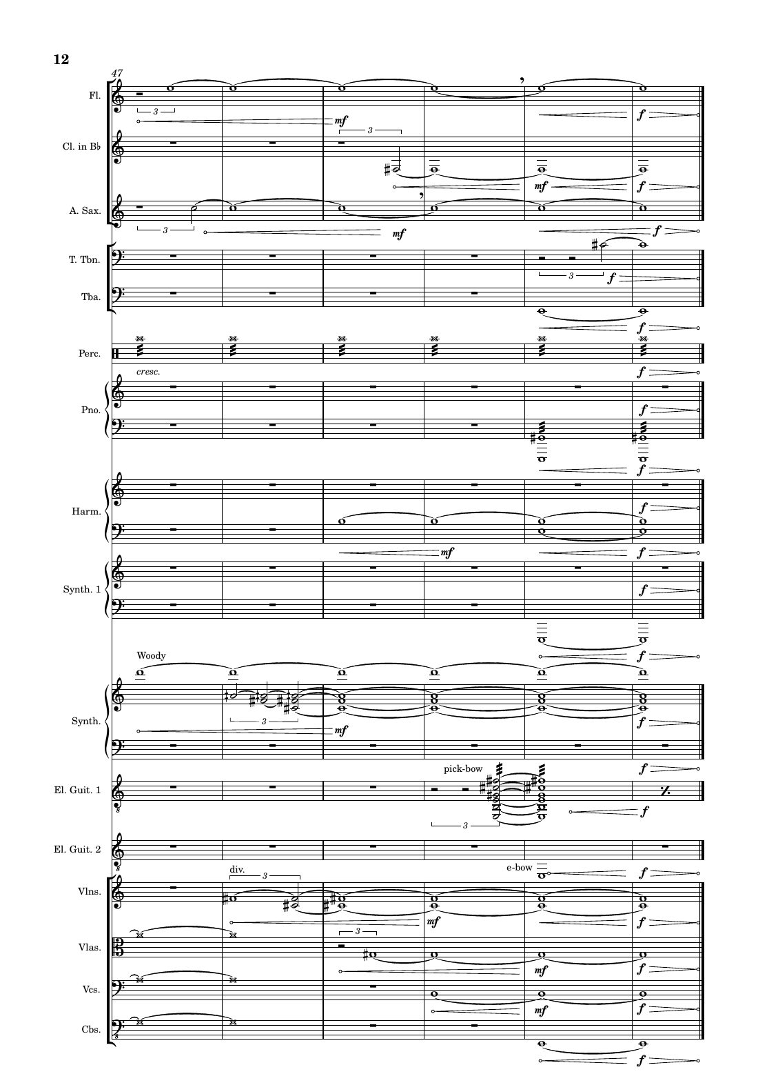 A Damp Fresh Dreaming - score, page 15 of 15